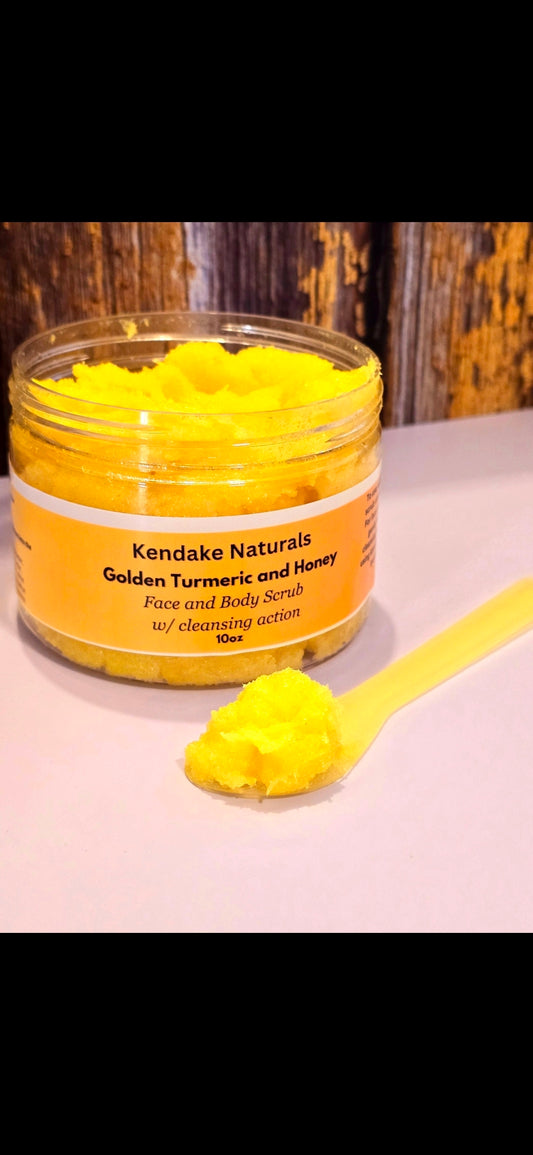Organic Golden Turmeric Face and Body Scrub