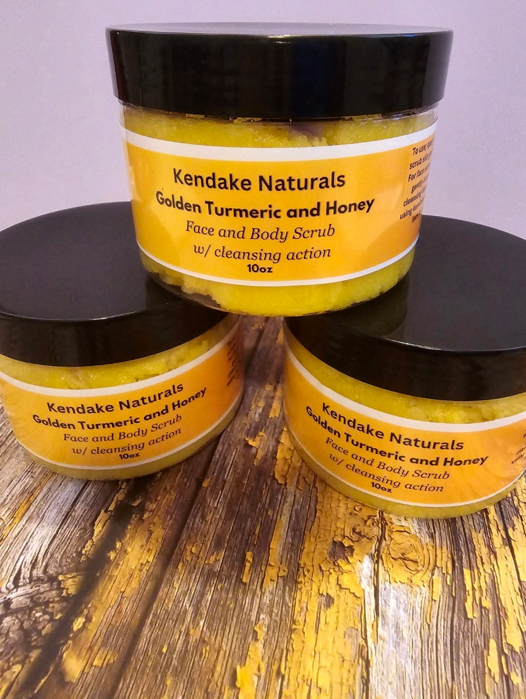 Organic Golden Turmeric Face and Body Scrub