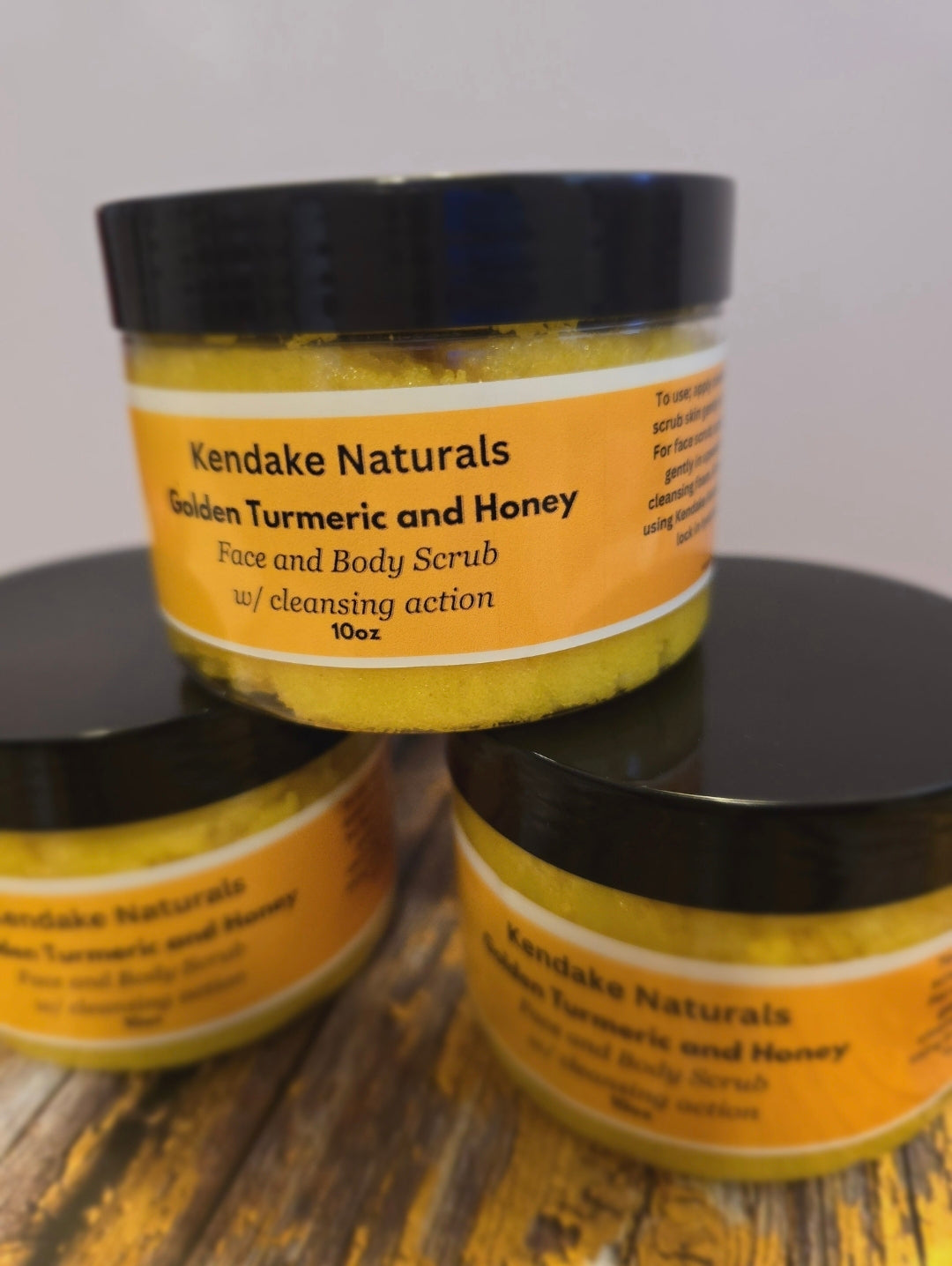 Organic Golden Turmeric Face and Body Scrub